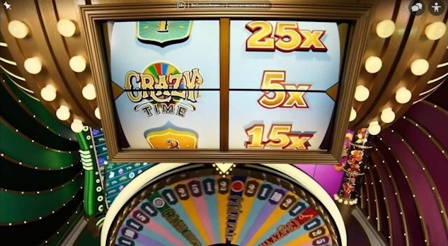 クレイジータイム ホイール上のリール