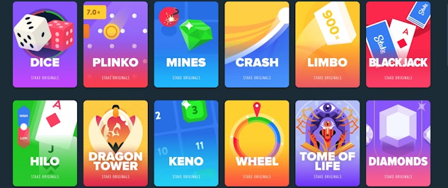 ステークカジノオリジナルゲーム一覧